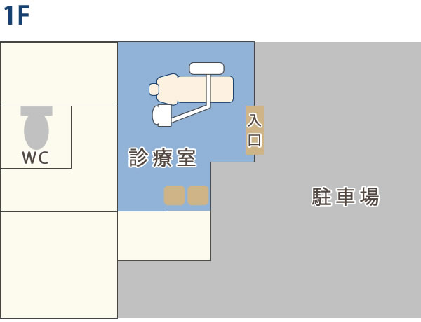 1階、院内間取り図